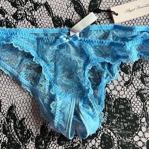 Agent Provocateur Hinda Ouvert blue 4 NWT